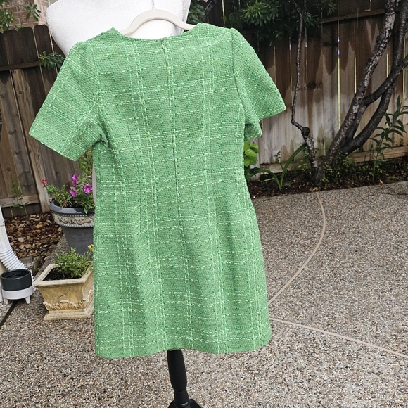 Nwt UYM  tweed golden buttons dress S - Picture 8 of 16